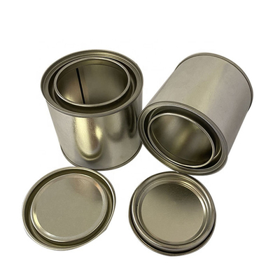 Latas de latas personalizadas Latas de pintura de metal redondas de 100 ml con tapas