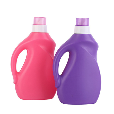 El HDPE plástico modificó el detergente para ropa para requisitos particulares vacío líquido embotella los jarros 2 litros