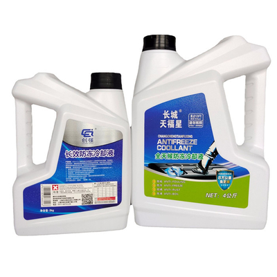 Botella plástica de coche de motor del aceite del anticongelante reciclable blanco del bote 4L