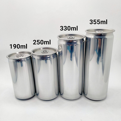 Latas de bebida vacías delgadas de la soda de 330 ml Logo Aluminum Soft Drinks Cans de encargo