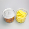 Los tarros plásticos del almacenamiento de la comida de la boca ancha ACARICIAN botes plásticos del caramelo de las nueces del claro de Dia65mm