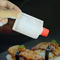 Pequeña botella plástica hermética 15ml 23ml de la salsa del sushi del vinagre de Squeezy del cuadrado