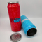 Las latas de bebida de aluminio los refrescos de 330 ml adelgazan las latas con el anillo de tirón abierto fácil